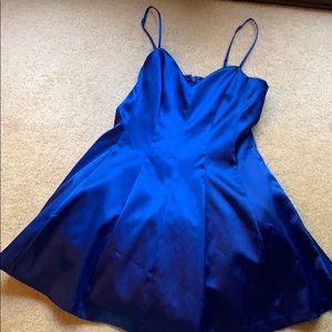 bebe Blue Mini Dress